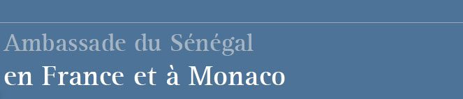 Site de l'Ambassade du Sénégal en France (Paris)